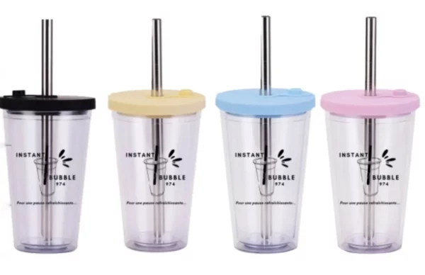 Verre à Bubble Tea - plastiques réutilisables – Image 2