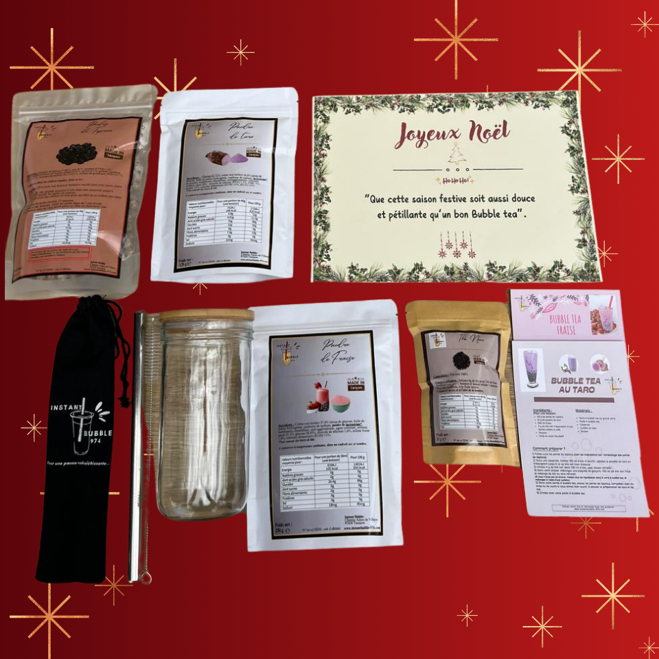 Kit Bubble tea Latté de Noel