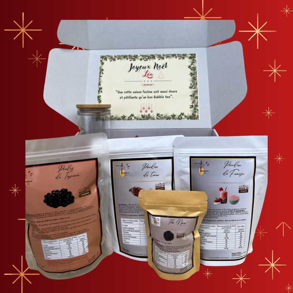 Kit Bubble tea Latté de Noel